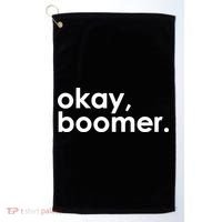 Okay, Boomer Millennial meme Golf Towel thumb 0