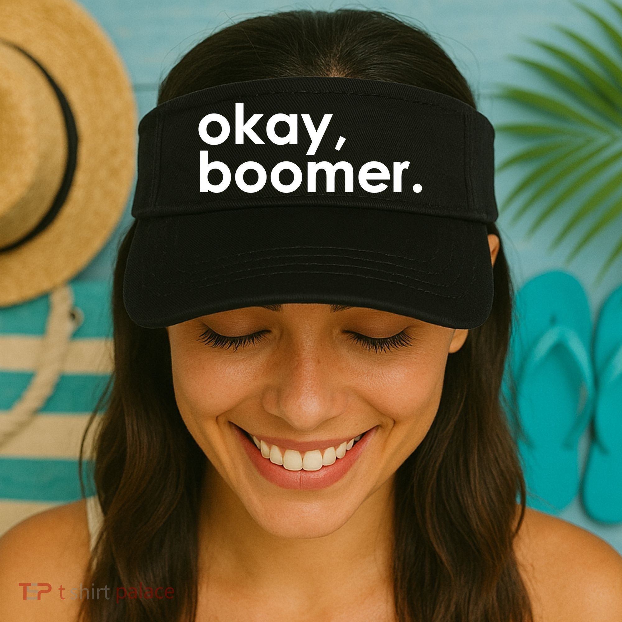 Okay, Boomer Millennial meme Visor
