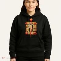 Only Kneel For The One Man Jesus Hoodie thumb 5