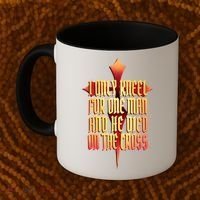 Only Kneel For The One Man Jesus Coffee Mug thumb 2