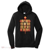 Only Kneel For The One Man Jesus Women's Hoodie thumb 0
