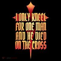 Only Kneel For The One Man Jesus Women's Hoodie thumb 2