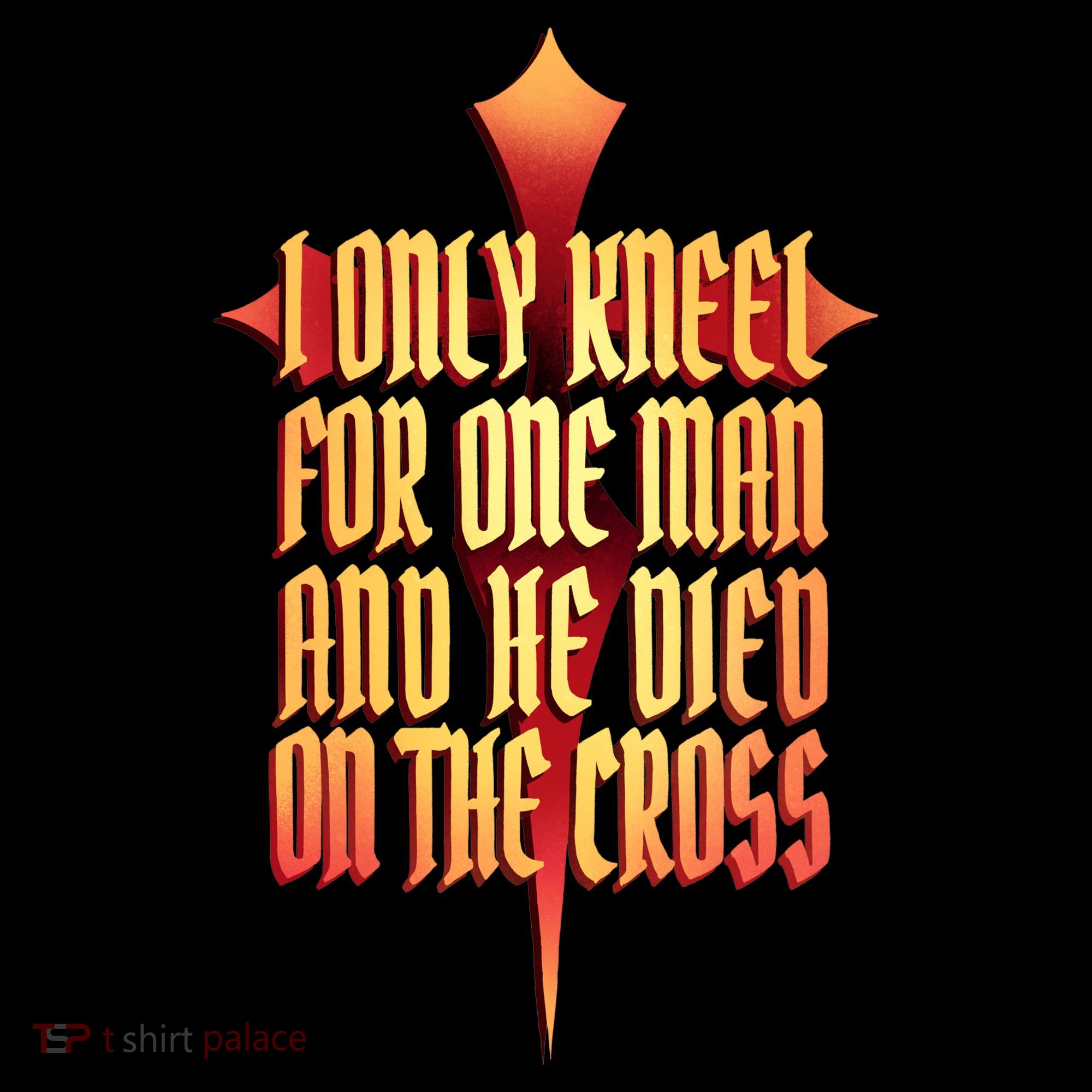 Only Kneel For The One Man Jesus Women's Hoodie