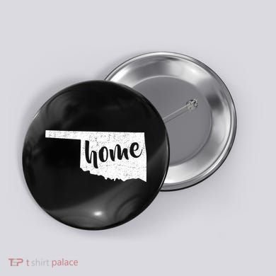 Oklahoma Home State Button