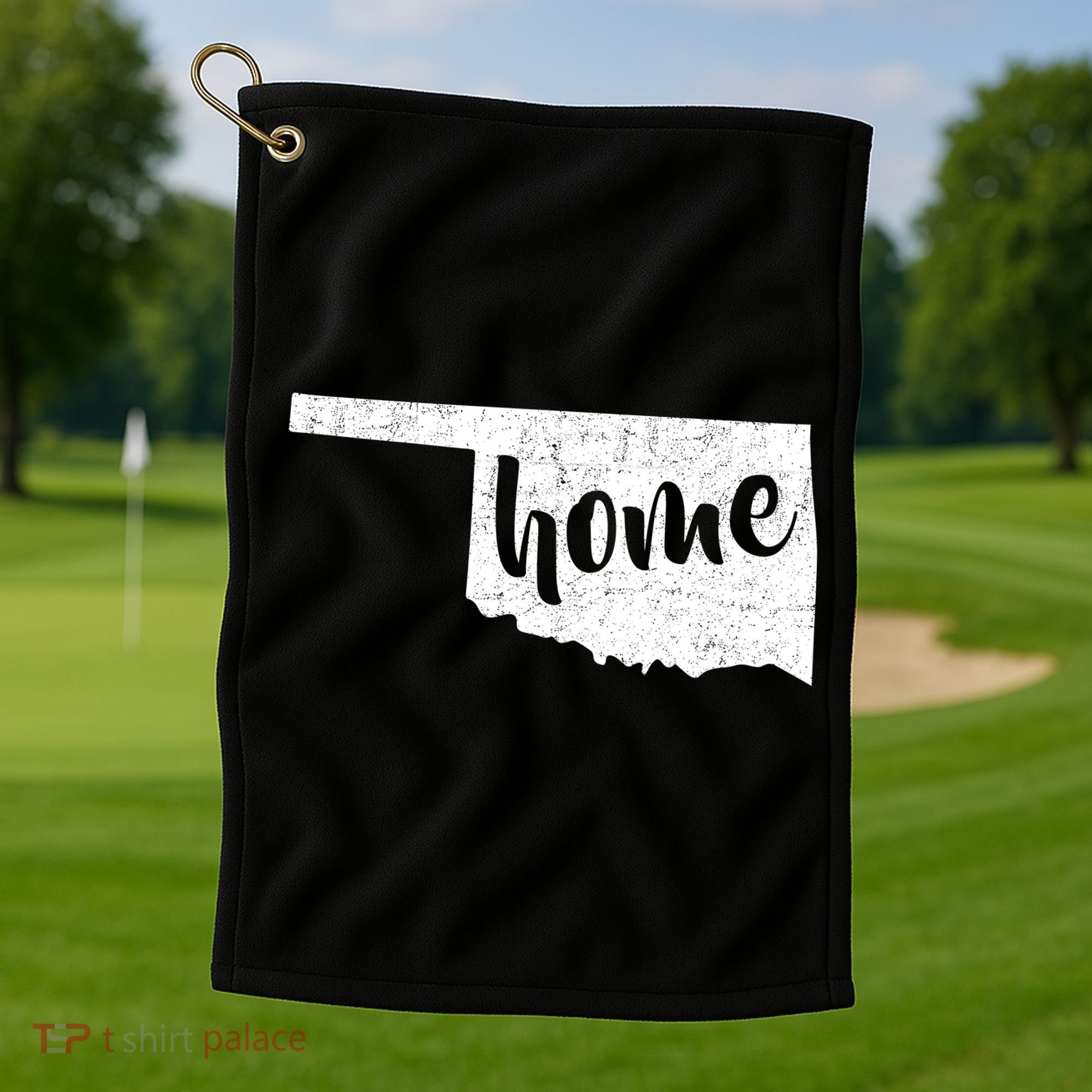 Oklahoma Home State Golf Towel
