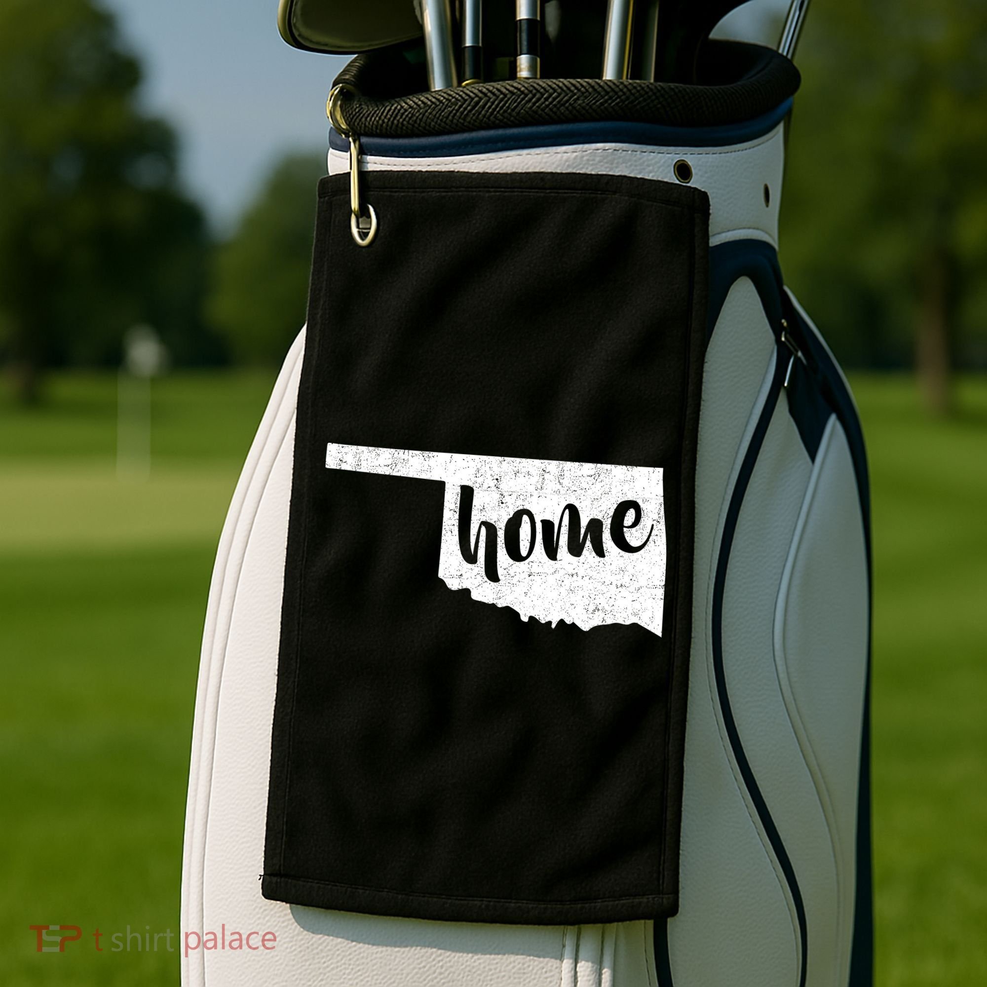 Oklahoma Home State Golf Towel