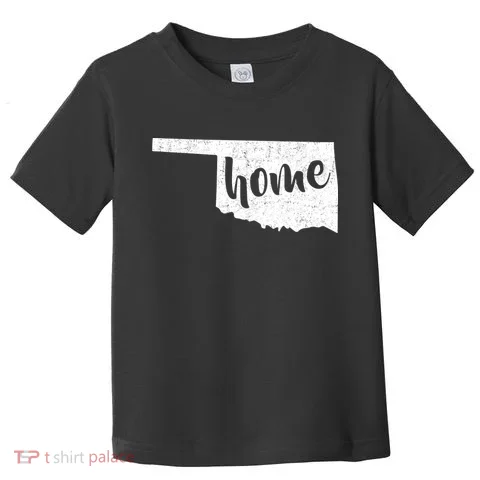 Oklahoma Home State Toddler T-Shirt in the selected color