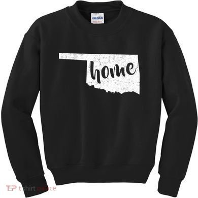 Oklahoma Home State Kids Sweatshirt