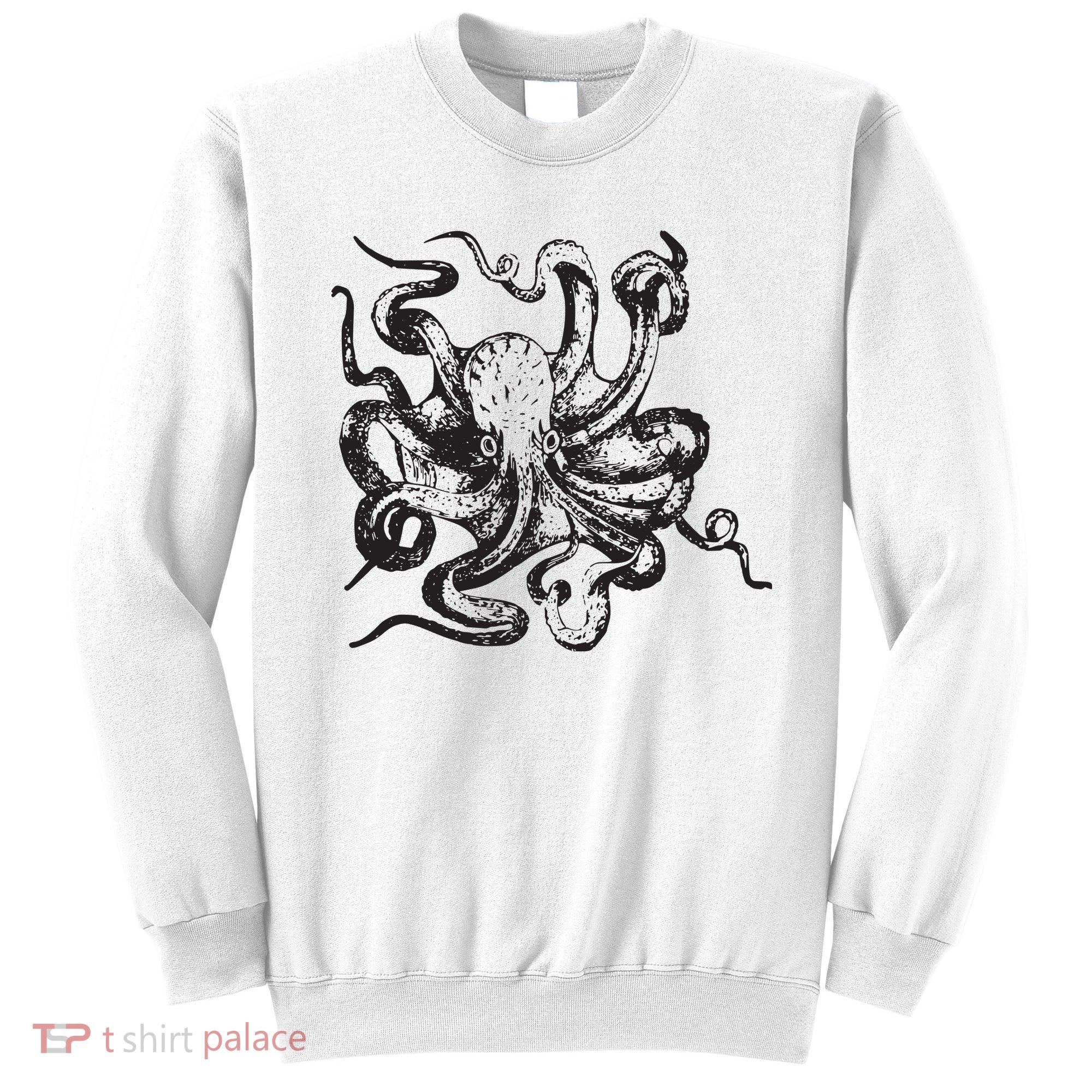 Octopus Kraken Men Women BoyGirl Tees Sweatshirt