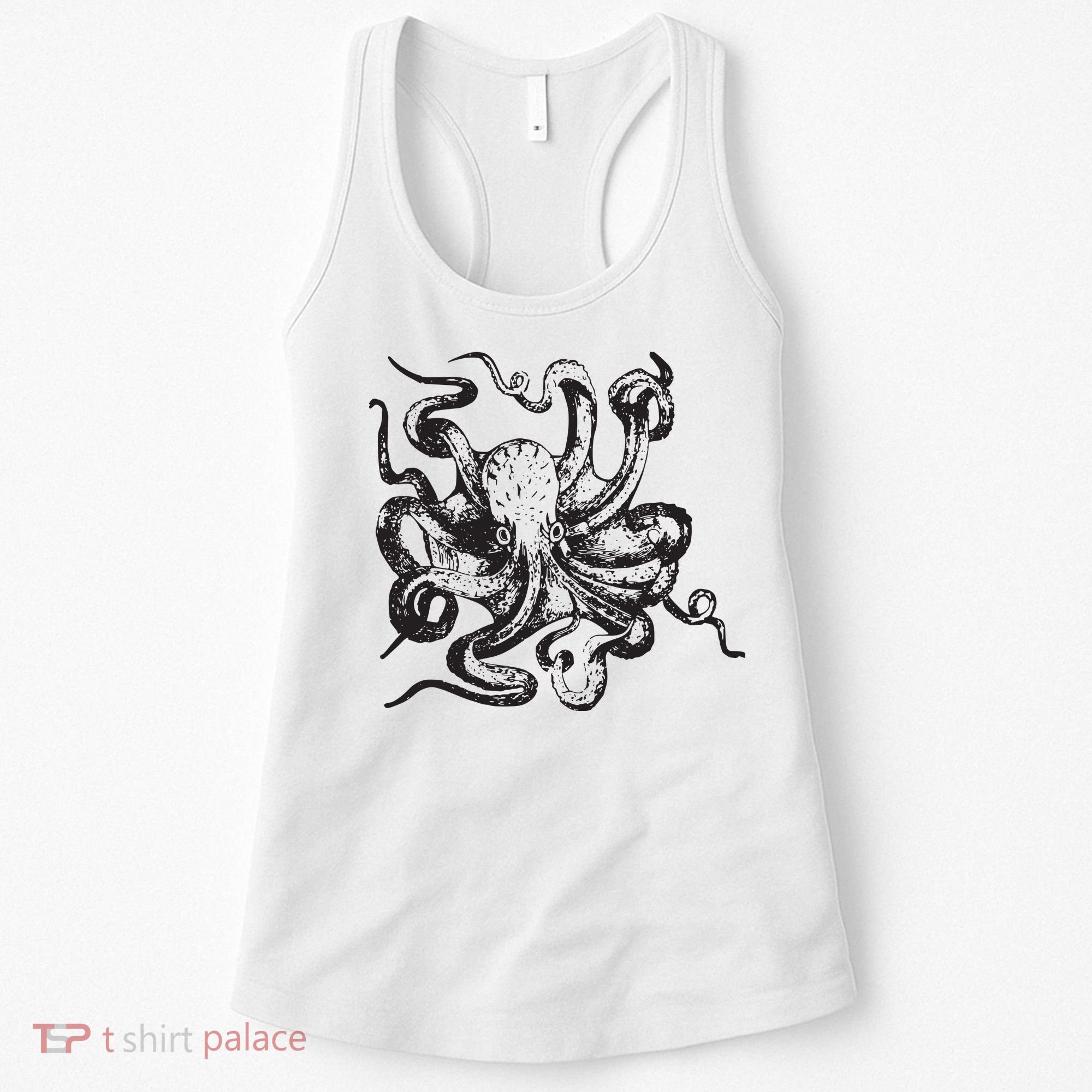 Octopus Kraken Men Women BoyGirl Tees Women's Tank Top