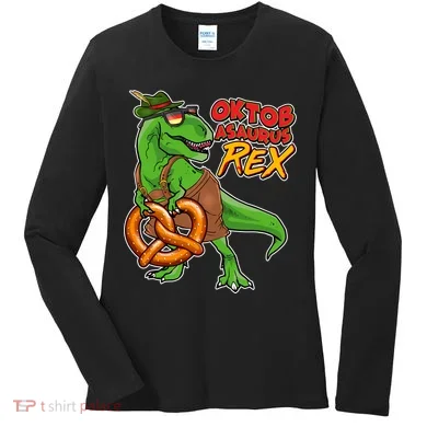 Oktob-Asaurus Rex Women's Long Sleeve Shirt