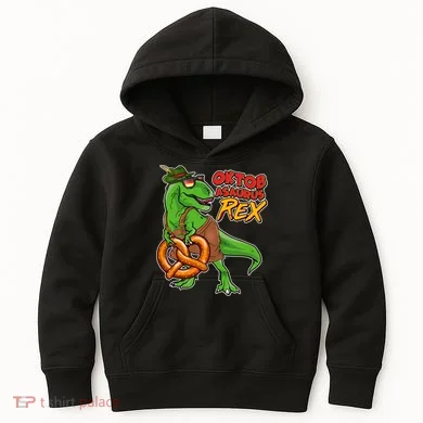 Oktob-Asaurus Rex Kids Hoodie