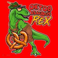 Oktob-Asaurus Rex Santa Hat thumb 1