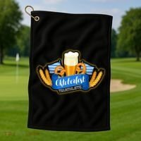 Oktober Fest Triathlete  Golf Towel thumb 1