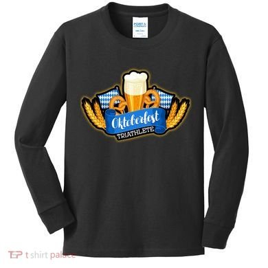 Oktober Fest Triathlete  Kids Long Sleeve Shirt