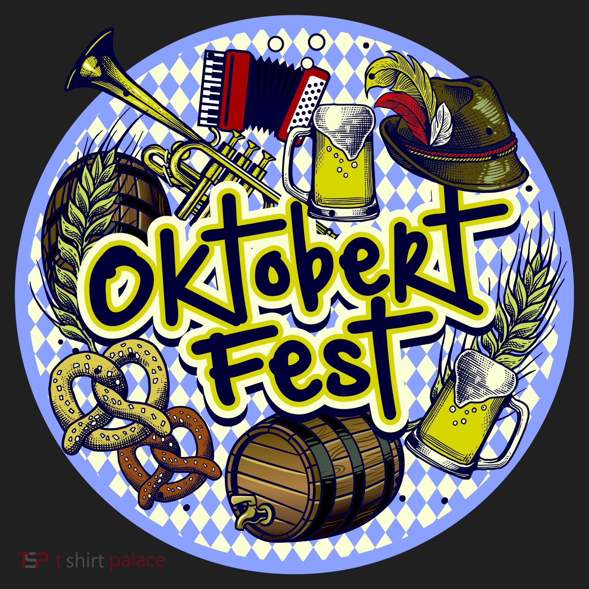 Oktoberfest Golf Towel