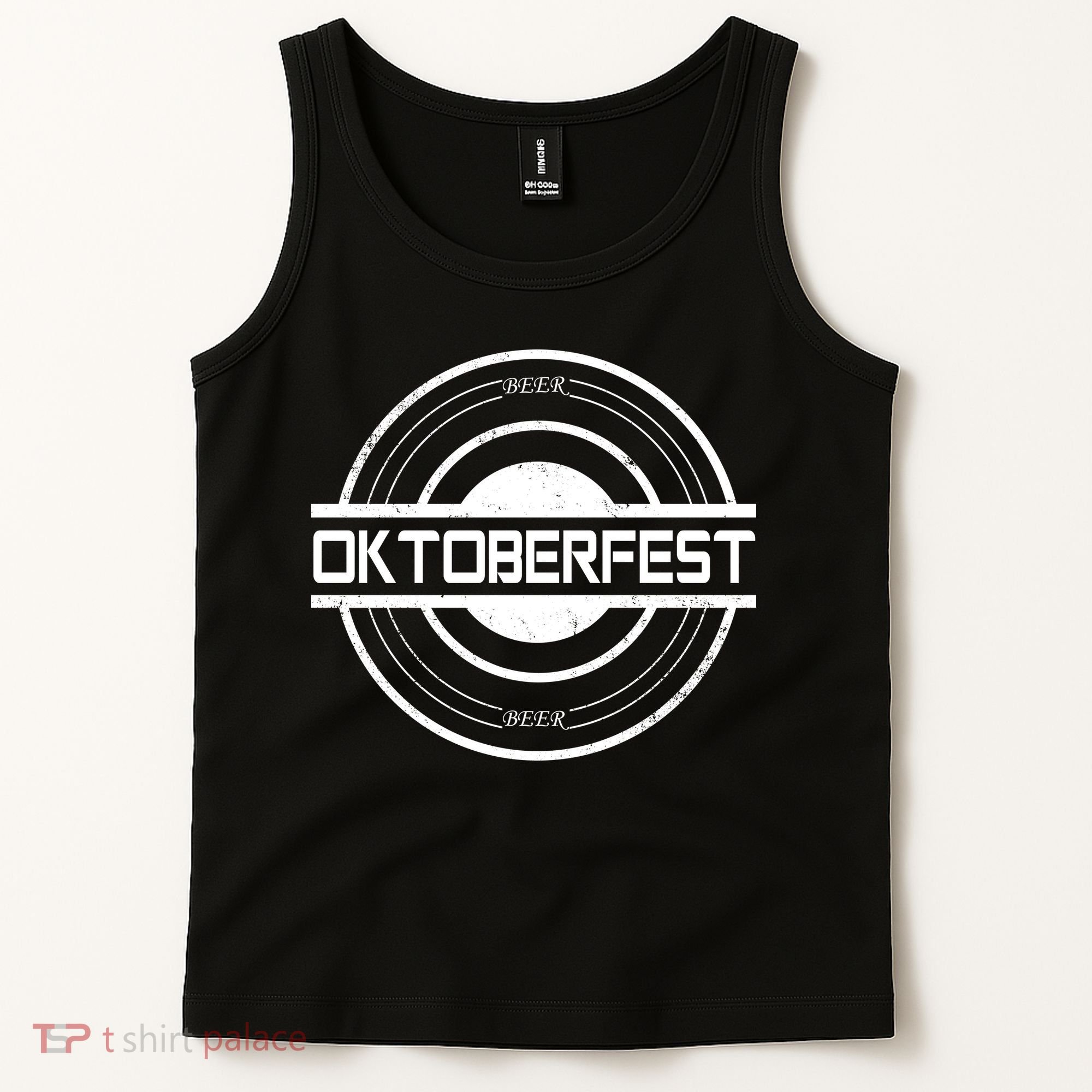 Oktoberfest Beer Emblem Tank Top