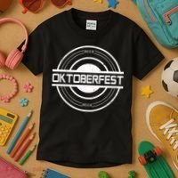 Oktoberfest Beer Emblem Kids T-Shirt thumb 3