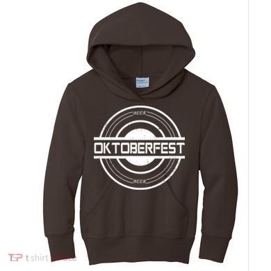 Oktoberfest Beer Emblem Kids Hoodie
