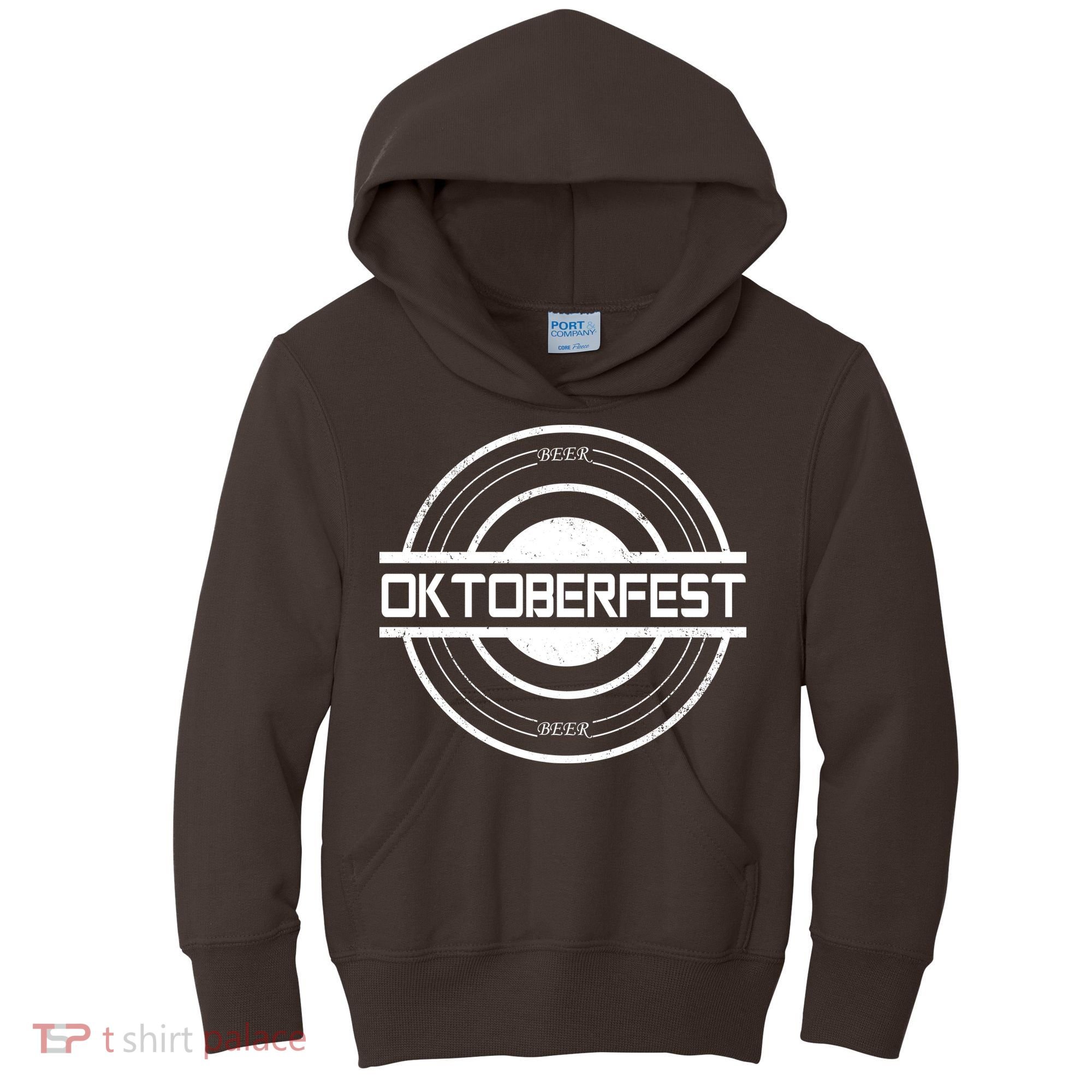 Oktoberfest Beer Emblem Kids Hoodie