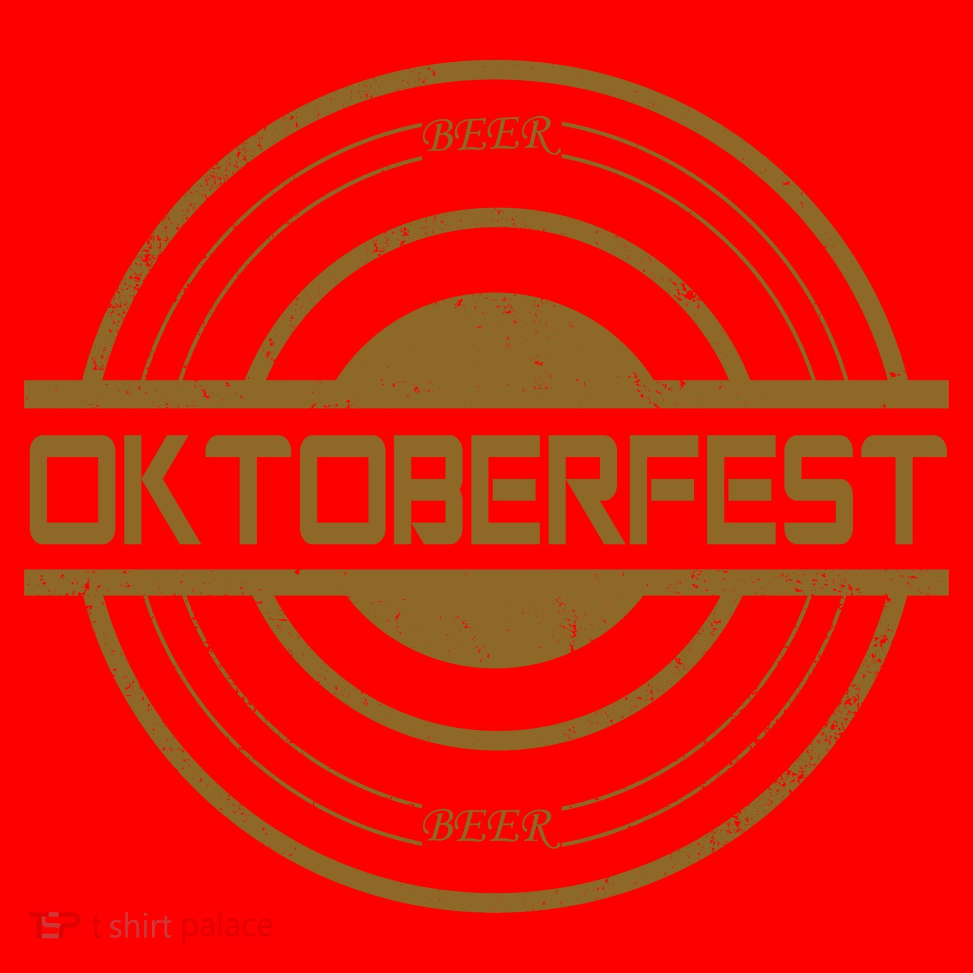 Oktoberfest Beer Emblem Santa Hat