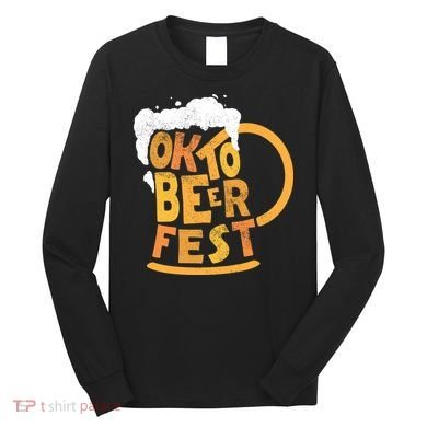 Oktoberfest Beer Fest Logo Long Sleeve Shirt