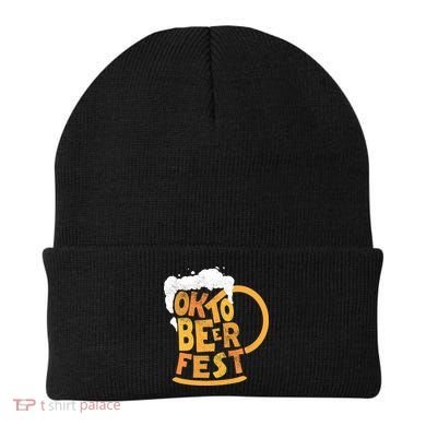 Oktoberfest Beer Fest Logo Beanie