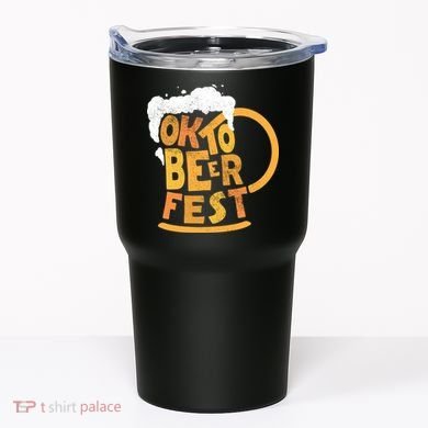 Oktoberfest Beer Fest Logo Tumbler