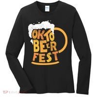 Oktoberfest Beer Fest Logo Women's Long Sleeve Shirt thumb 0
