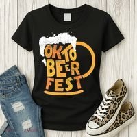 Oktoberfest Beer Fest Logo Women's T-Shirt thumb 3