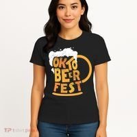 Oktoberfest Beer Fest Logo Women's T-Shirt thumb 4