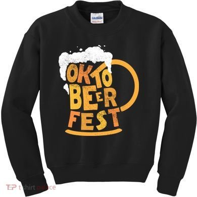 Oktoberfest Beer Fest Logo Kids Sweatshirt