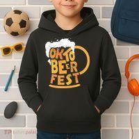 Oktoberfest Beer Fest Logo Kids Hoodie thumb 2