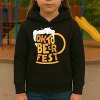 Oktoberfest Beer Fest Logo Kids Hoodie thumb 3