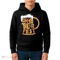 Oktoberfest Beer Fest Logo Kids Hoodie thumb 4