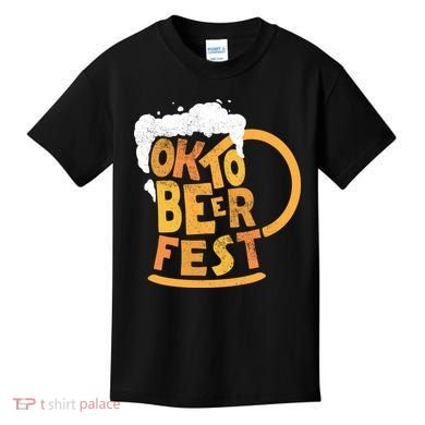 Oktoberfest Beer Fest Logo Kids T-Shirt