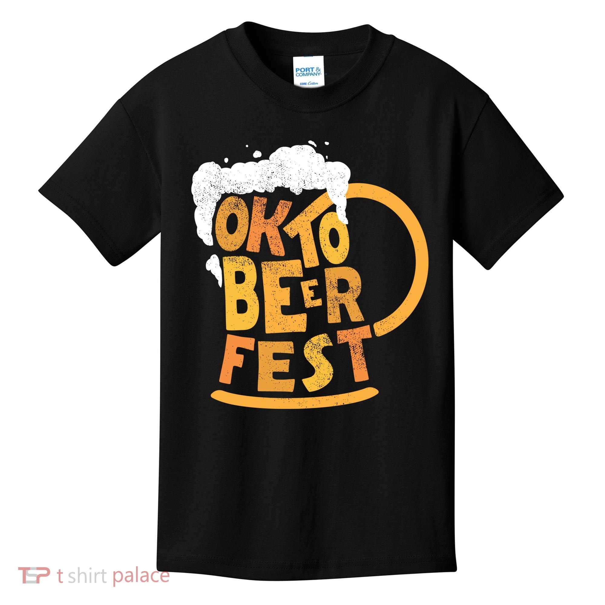 Oktoberfest Beer Fest Logo Kids T-Shirt