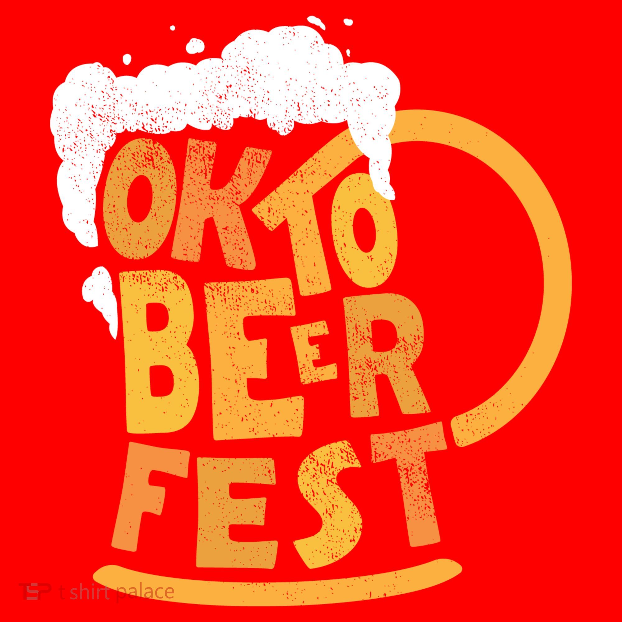 Oktoberfest Beer Fest Logo Santa Hat