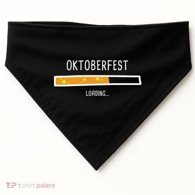 Oktoberfest Beer Loading USA-Made Doggie Bandana