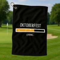 Oktoberfest Beer Loading Golf Towel thumb 1