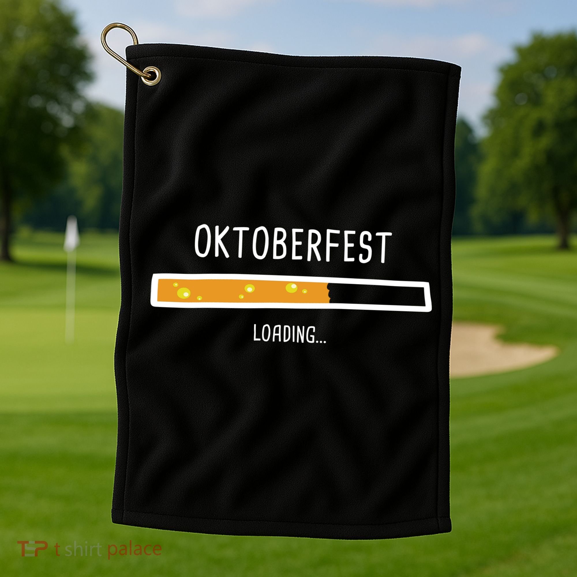 Oktoberfest Beer Loading Golf Towel