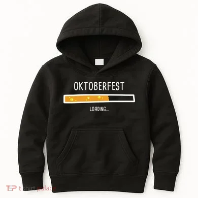 Oktoberfest Beer Loading Kids Hoodie