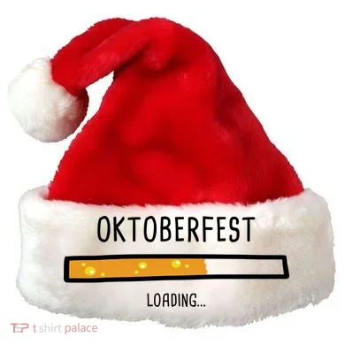 Oktoberfest Beer Loading Santa Hat