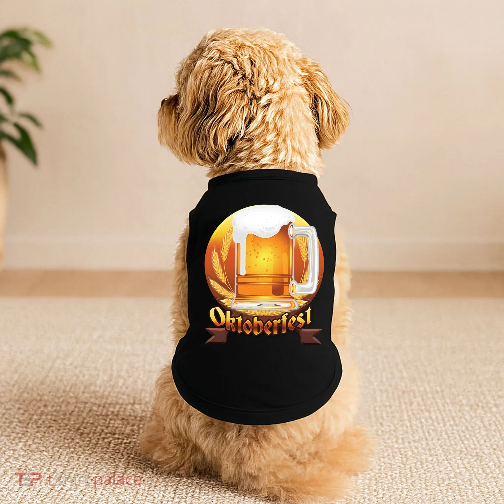 Oktoberfest Beer Logo Doggie Tank