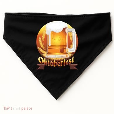 Oktoberfest Beer Logo USA-Made Doggie Bandana
