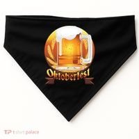 Oktoberfest Beer Logo USA-Made Doggie Bandana thumb 0