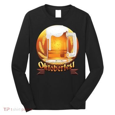 Oktoberfest Beer Logo Long Sleeve Shirt