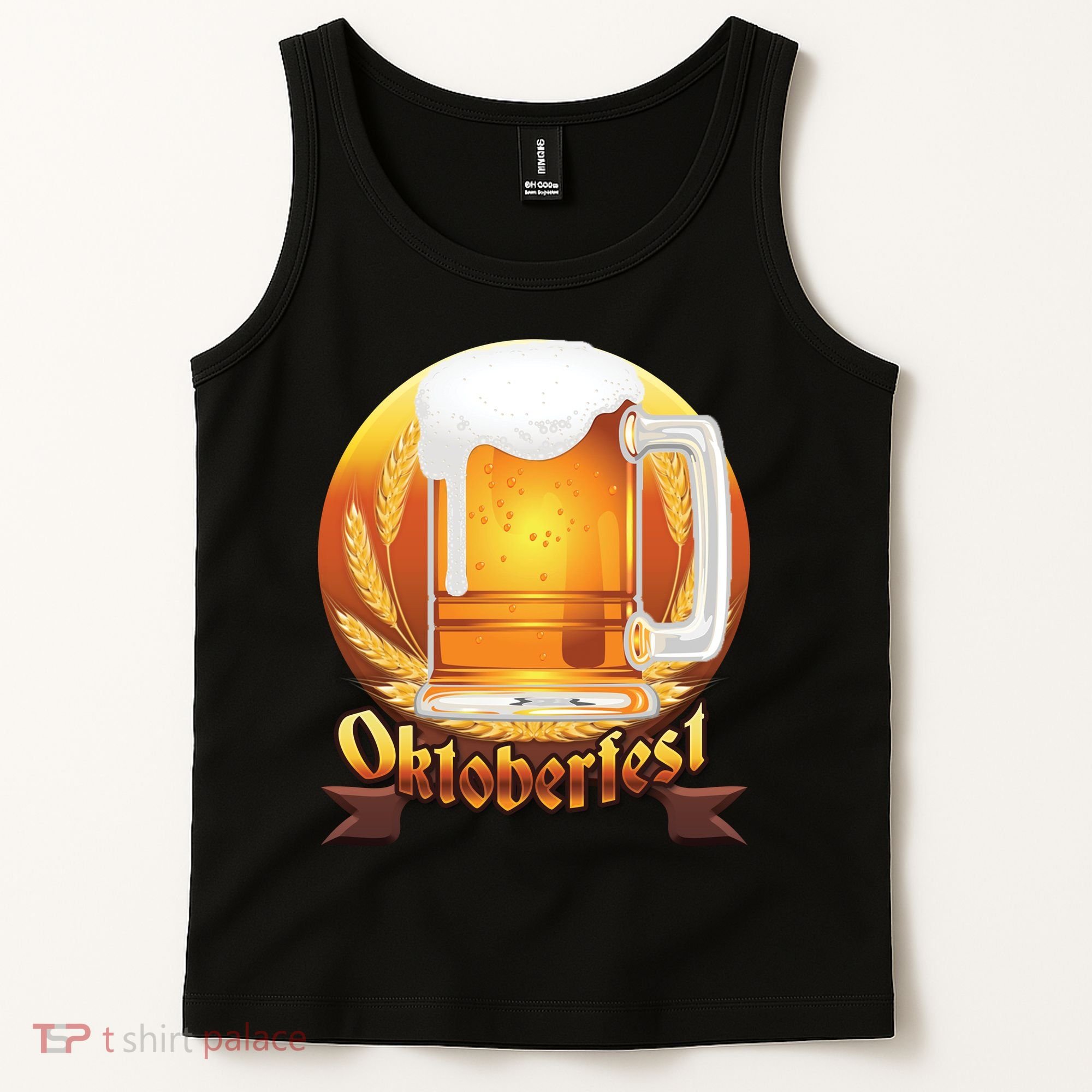Oktoberfest Beer Logo Tank Top