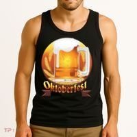 Oktoberfest Beer Logo Tank Top thumb 3