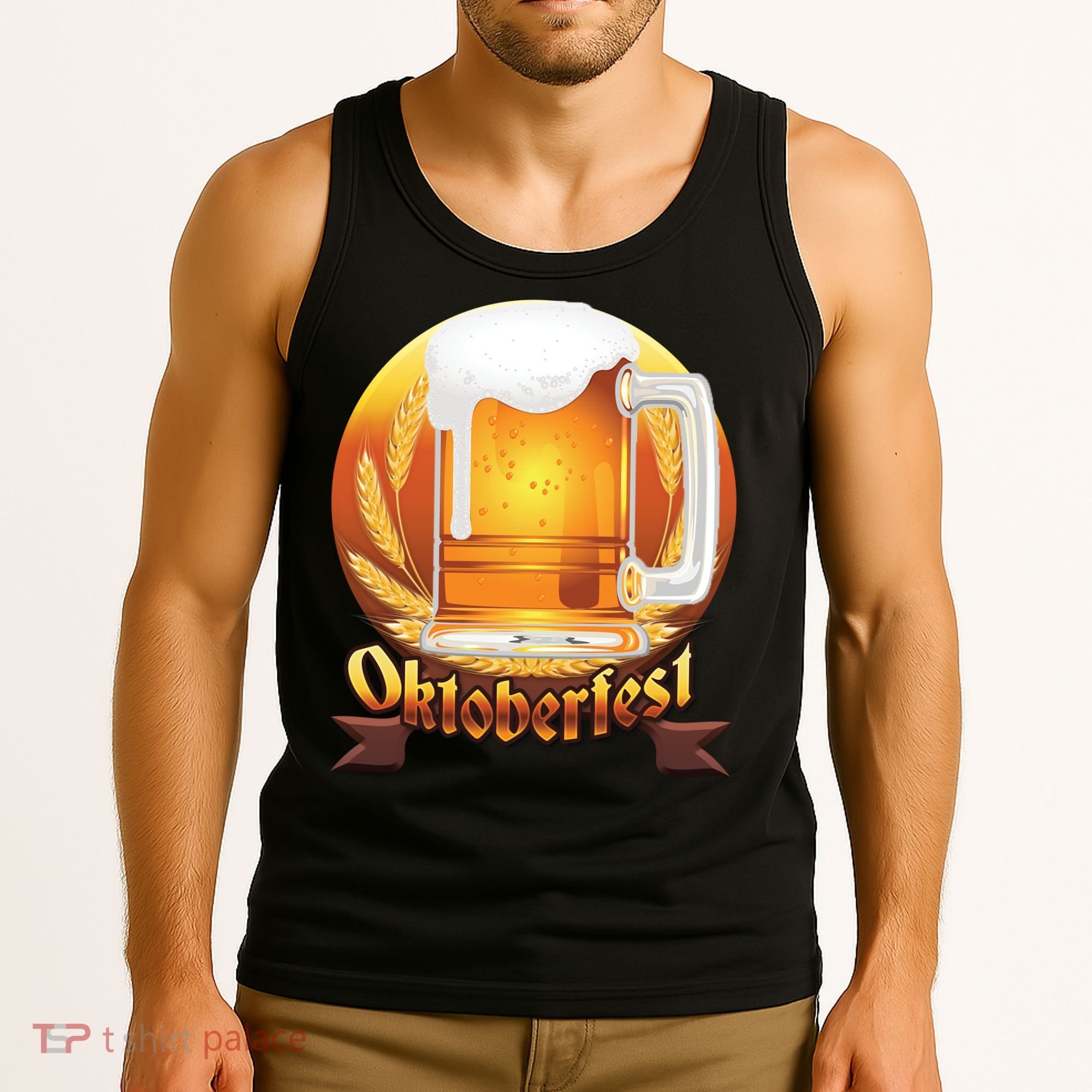 Oktoberfest Beer Logo Tank Top